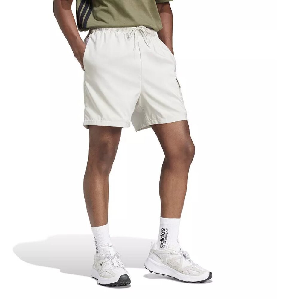 NEW Adidas Essentials Logo Chelsea Cargo Mesh Lined Drawstring Sport Shorts 2XL